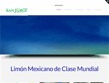 Tablet Screenshot of empaquesanjorge.com